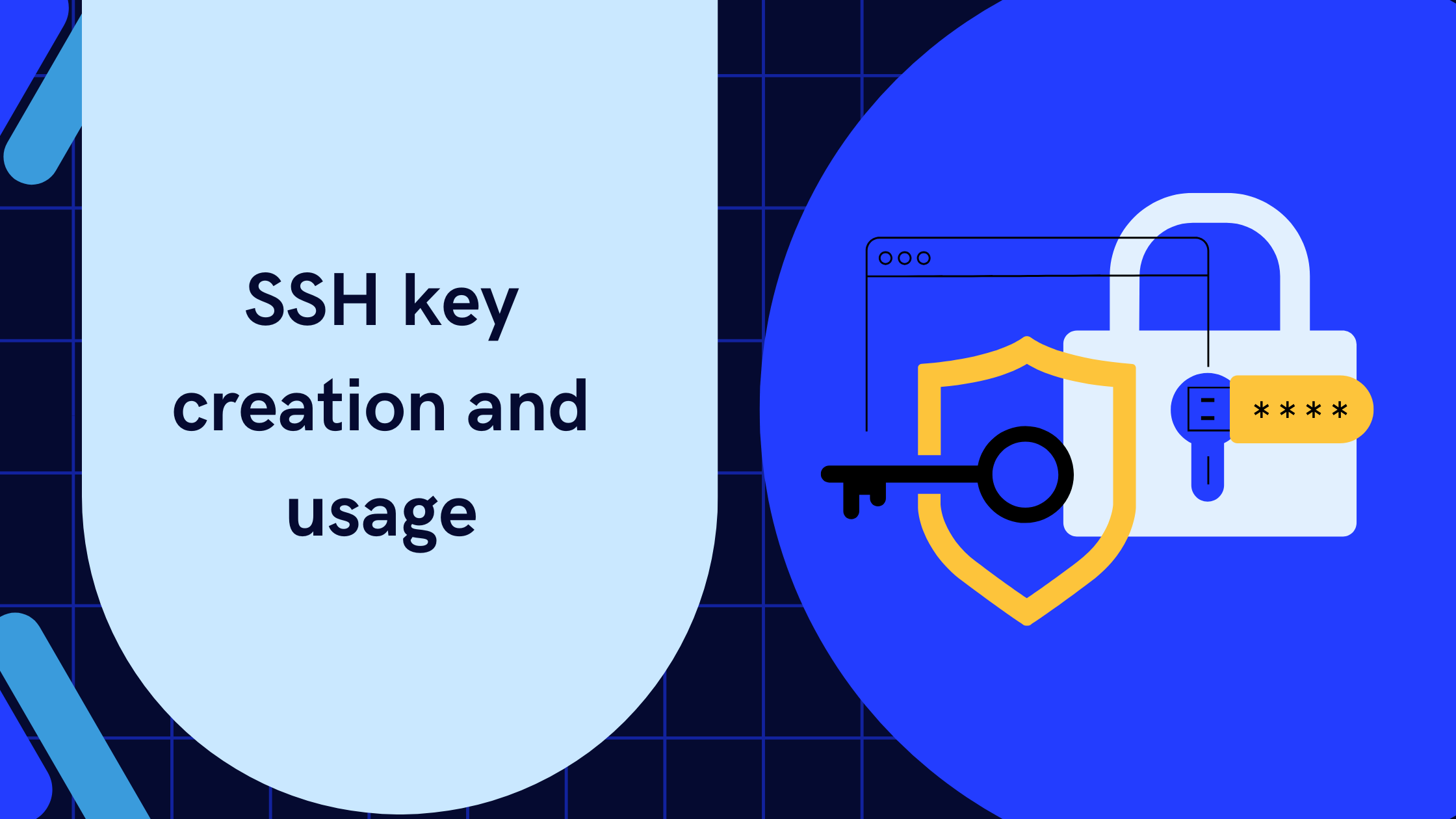 SSH key creation and usage